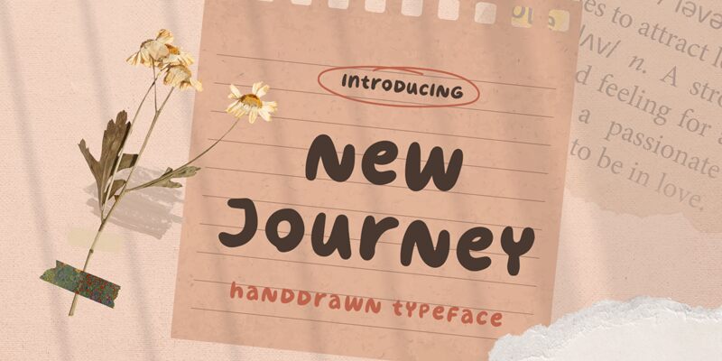 New Journey Шрифт