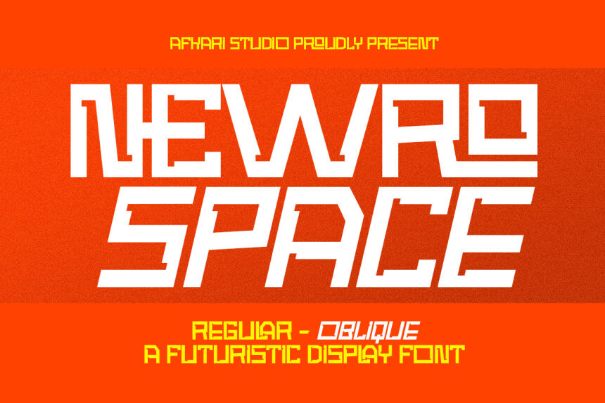 Newro Space Regular — Presentación de la fuente