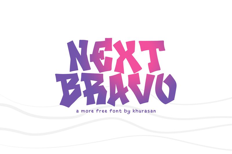 Next Bravo Schriftart