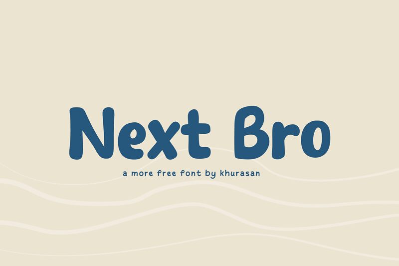 Next Bro Schriftart