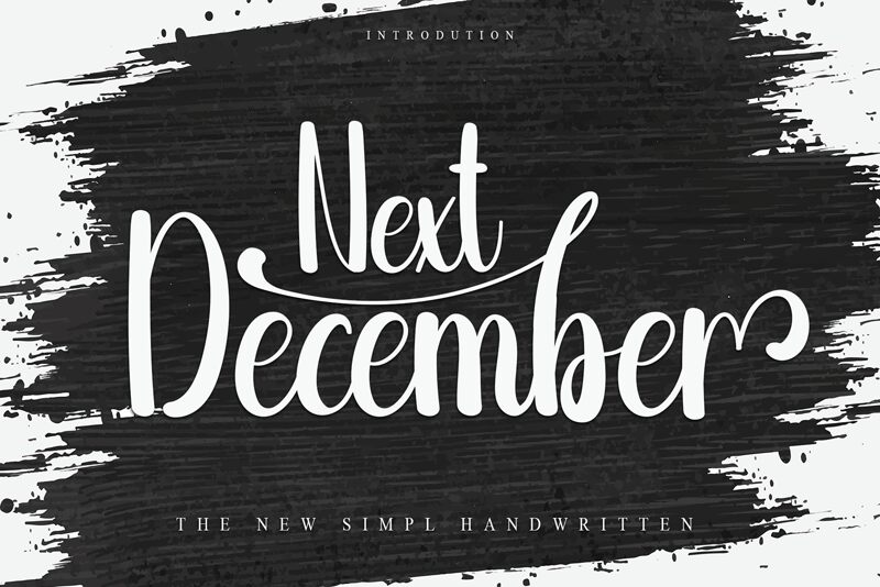 Next December フォント