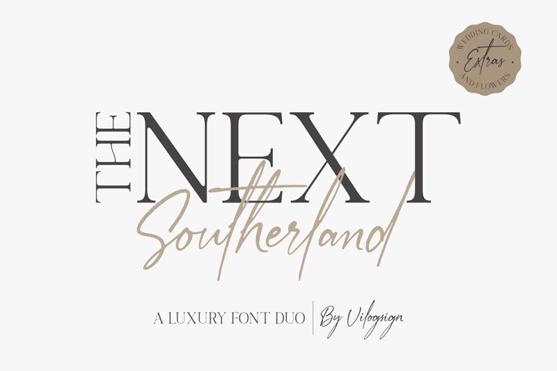 Next Southerland Serif Druh písma