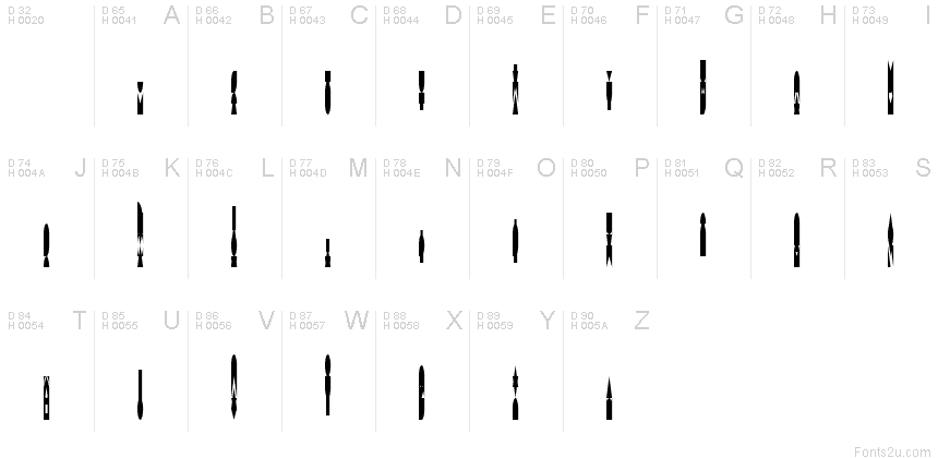Basis-Lateinisch - Zeichentabelle