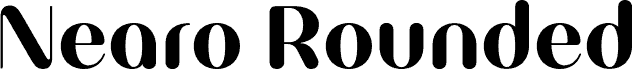 Nearo Rounded Bold font