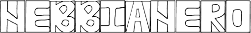 Vorschau der Schriftart NEBBIANERO