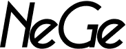 NeGeBlack Italic