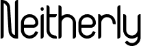Neitherly Demo Sans