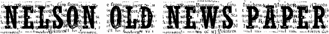 NelsonOldNewsPaper Regular