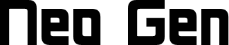 Neo Gen Bold