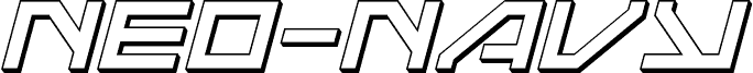 Neo-Navy 3D Italic