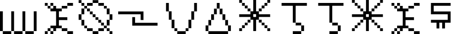 Preview of the Neolybitties font