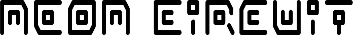 Podgląd czcionki Neon Circuit Condensed