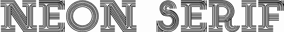 NEON SERIF