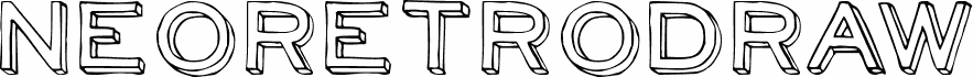 Anteprima del carattere NeoRetroDraw