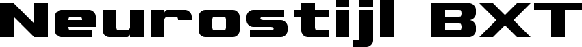 Neurostijl BXT Regular