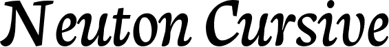 Neuton Cursive