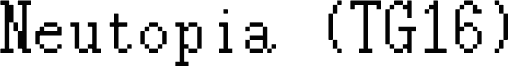 Neutopia (TG16) Regular