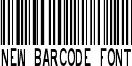 New Barcode Font tfb