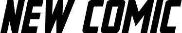 Náhled písma New Comic Title Italic