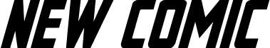Náhled písma New Comic Title Super-Italic
