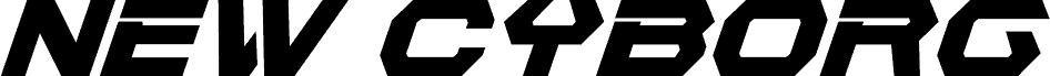 Vorschau der Schriftart New Cyborg Super-Italic