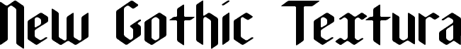 New Gothic Textura