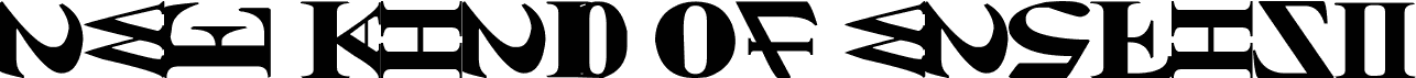 Preview of the NEW KIND OF ENGLISH font