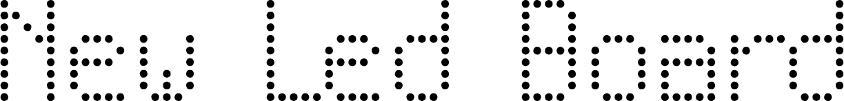 Tfb Icon New Led Board tfb font