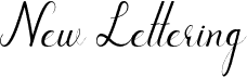 new lettering Art Design