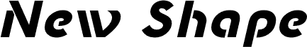 New Shape Bold Oblique