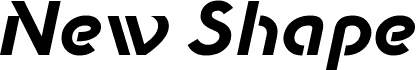 New Shape Bold Oblique