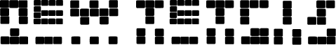 Preview of the NEW TETRIS font