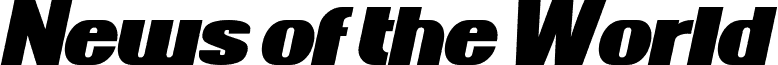 News of the World Italic