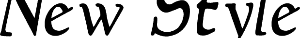 Náhled písma NewStyle Italic