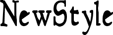 Náhled písma NewStyleCondensed Bold
