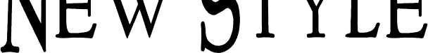 Náhled písma NewStyleTitlingCondensed