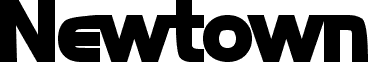 Preview of the Newtown Bold font