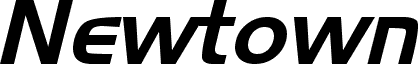 Preview of the Newtown Italic font