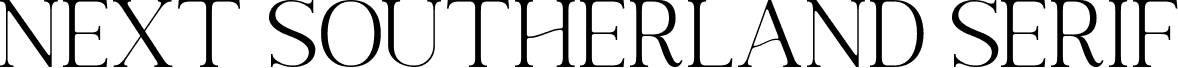 Next Southerland Serif DEMO