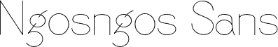 Ngosngos Sans