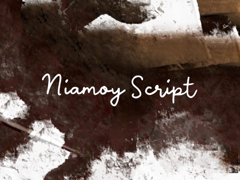 n Niamoy Script 字体