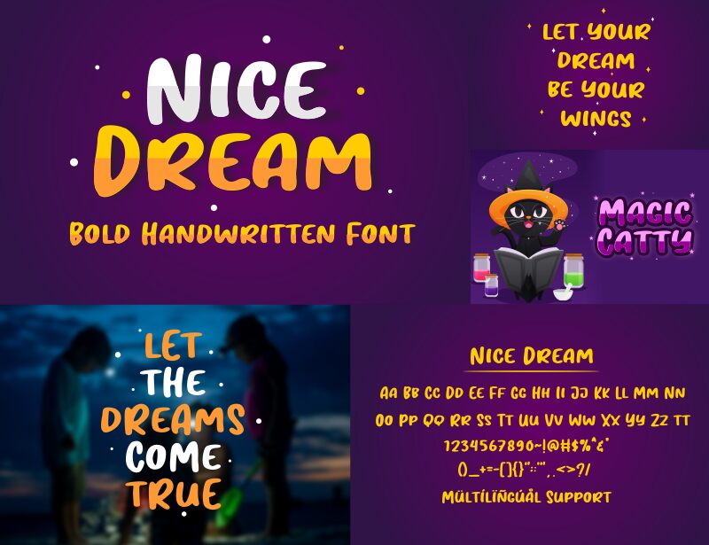 Nice Dream Czcionka