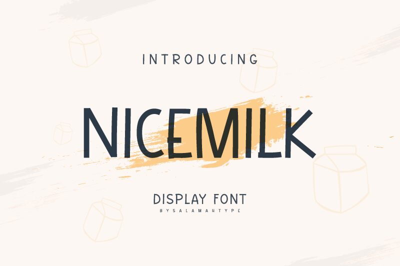 Nicemilk Schriftart