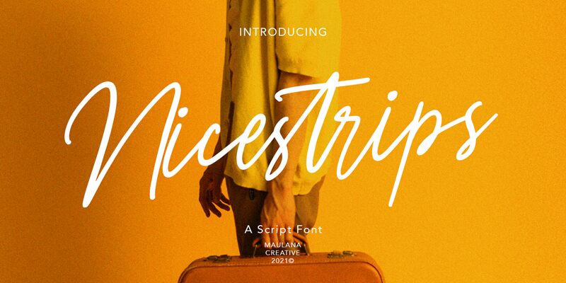 Nicestrips Schriftart