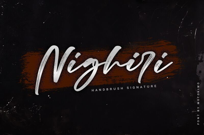 Nighiri Schriftart