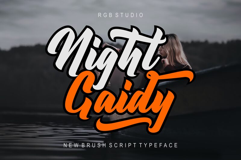Night Gaidy Schriftart