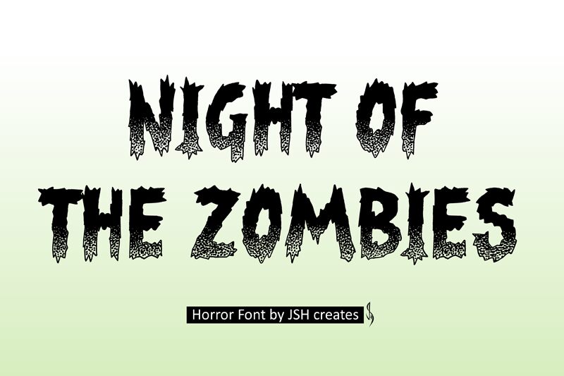 Night of the Zombies Carattere
