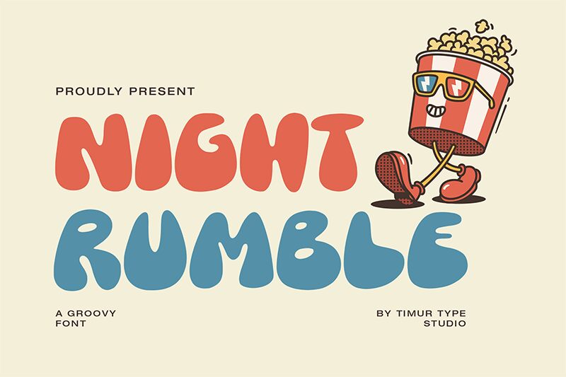 Night Rumble Schriftart