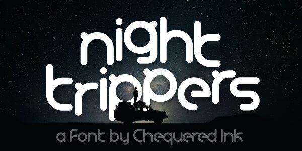 Night Trippers Schriftart
