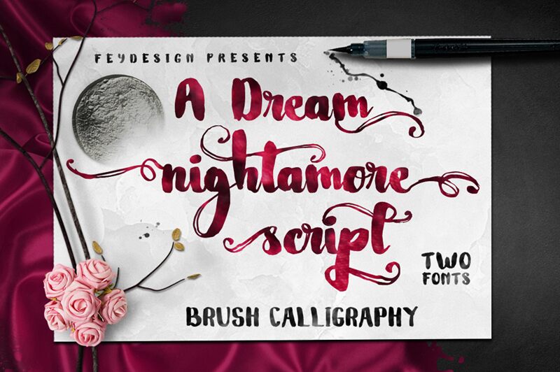 Nightamore Schriftart